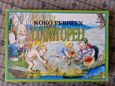 Koko perheen Vintage luontopeli. Nelospelit