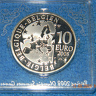 BELGIA 2008 10 € hopearaha - pikkukuva 2