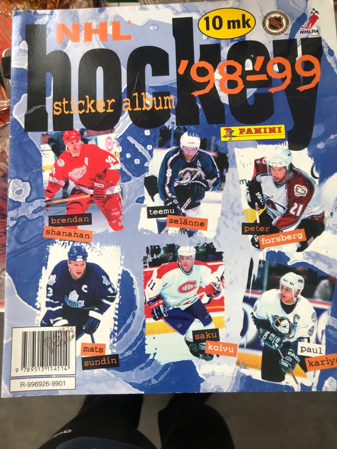 Panini: NHL Sticker Album 1998-1999.