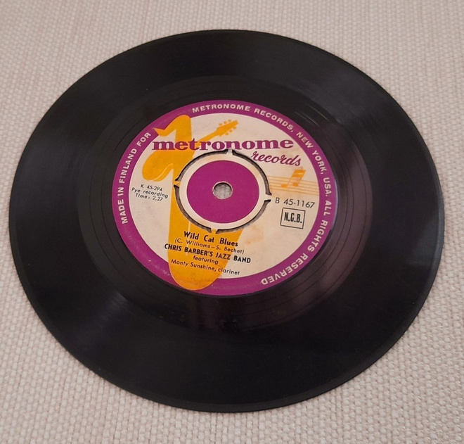 CHRIS BARBER'S JAZZ BAND 45-1167  1957 Suomi