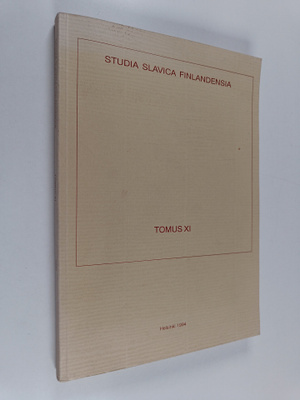 Studia Slavica Finlandensia - tomus XI