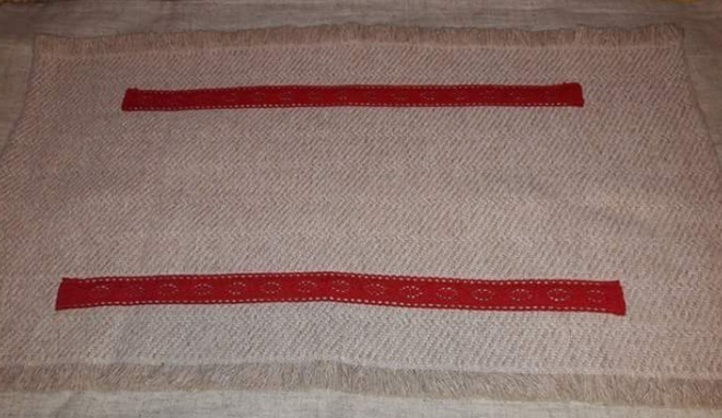Jouluinen kaitaliina 37x64cm