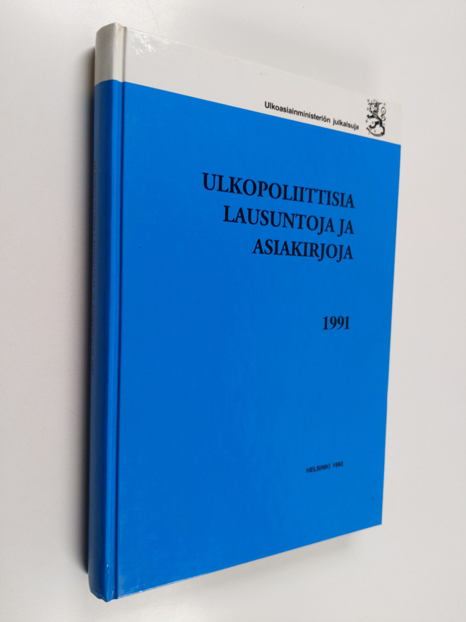 Ulkopoliittisia lausuntoja ja asiakirjoja 1991