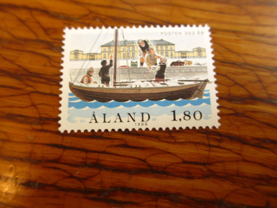 åland pm 1,80 1988 postivene käyttämätön