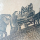 GÖSTA DIEHL, EVAKKOMATKA grafiikkateos 1954 - pikkukuva 2