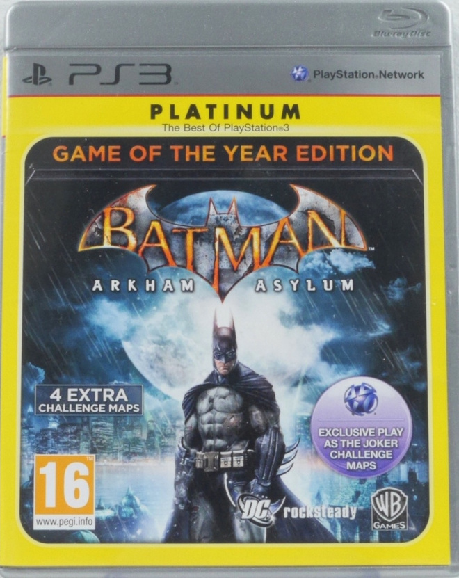 Batman: Arkham Asylum (Platinum Game Of The Year