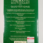 Robert Andrews : Collins Thematic Dictionary of Quotations - pikkukuva 2