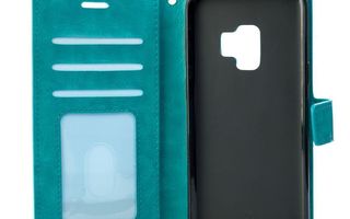 Samsung Galaxy S9 lompakkokotelo turkoosi