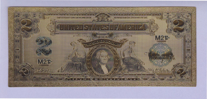 USA 1 Dollar Lebanon UNC kullattu (muoviseteli)