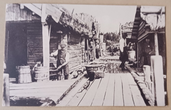 Åland, Geta, kalastajayhteisöä Getassa, mv pk, p. 1948
