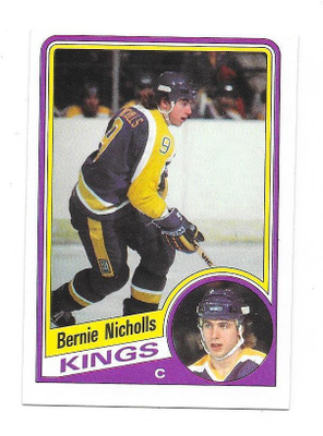 1984-85 OPC #88 Bernie Nicholls Los Angeles Kings