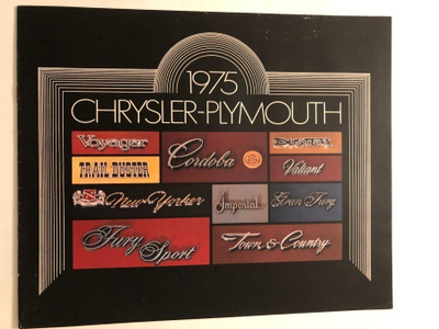 Myyntiesite - Chrysler-Plymouth - 1975