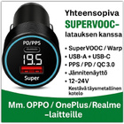 Pikalataus / SuperVooc-autolaturi + latausjohto #31426 - pikkukuva 1