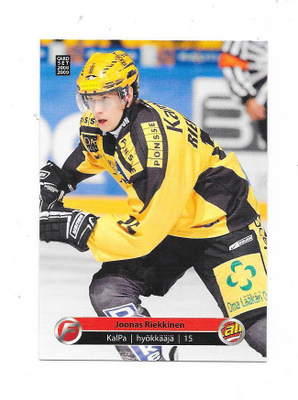 2008-09 CardSet #299 Joonas Riekkinen  Kalpa
