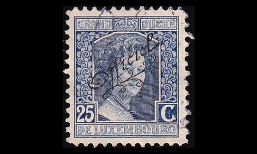 Luxemburg 97 o Virkamerkki 25 C (1915)
