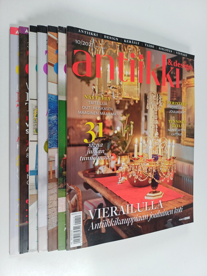 Antiikki & design vuosikerta 2021 (numerot 2, 3, 5, 7. 8,...