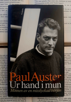 Paul Auster - Ur hand i mun  (inbunden bok)