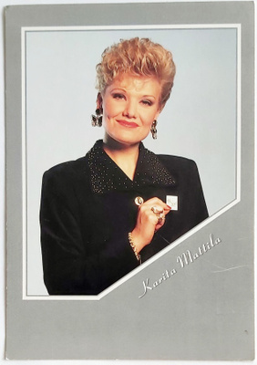 "KARITA MATTILA"-KULKEMATON POSTIKORTTI