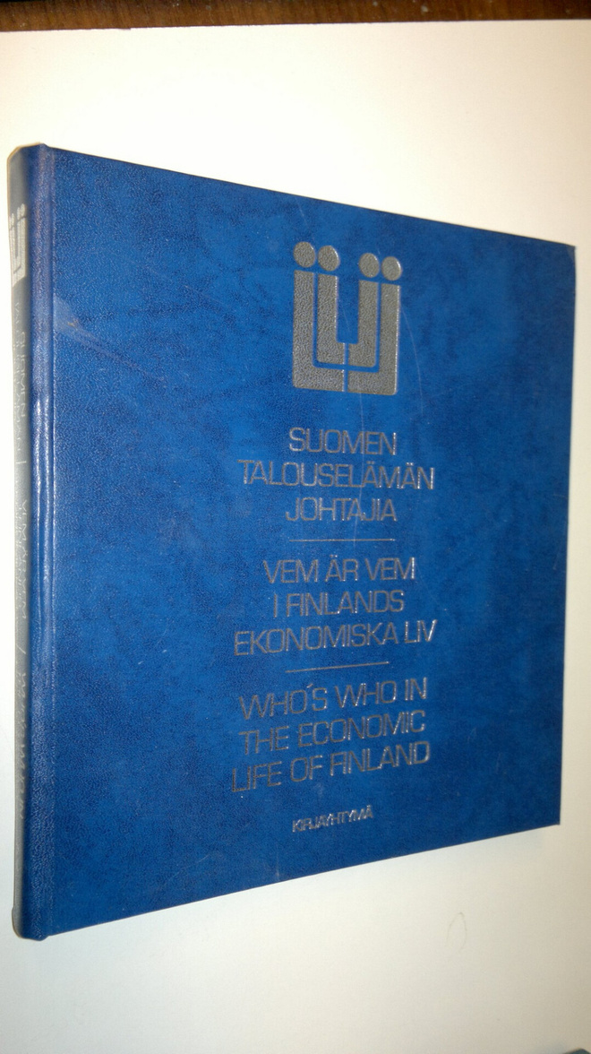 Suomen talouselämän johtajia = Vem är vem i Finlands ekon...