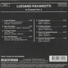 CD: Luciano Pavarotti in concert vol. 2 - pikkukuva 2
