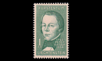 Liechtenstein 448 ** Historioitsija Peter Kaiser (1964)