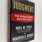 Noel M. Tichy : Judgment : how winning leaders make great... - pikkukuva 1