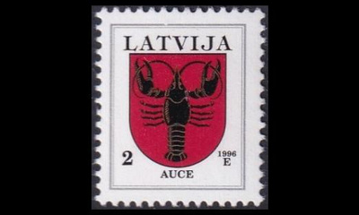 Latvia 421A_I ** Käyttösarja Vaakuna 2 S -96 (1996)