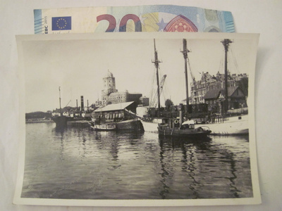 VANHA Valokuva Viipuri Postikortin Alkup.Mallikappale 1930-l
