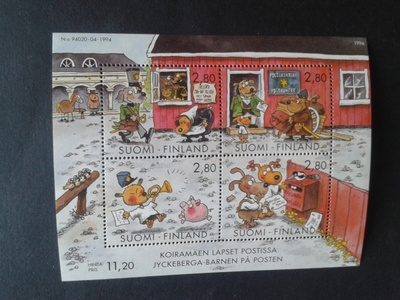 1994 koiramäin lapset postissa BL**