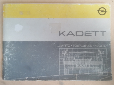 1985 Opel Kadet ohjekirja