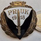 VANHA Ruuvimerkki PRUK Päämajan RUK 1918 Hopeaa Nro 9 - pikkukuva 1