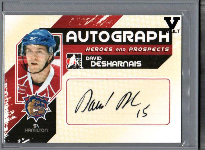 2010-11 Heroes and Prospects - Autograph Vault Black - 5,00€