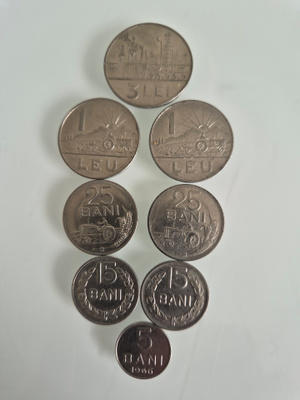 Romania kolikoita erilaisia ban/leu (14620)