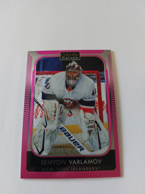 2021-22 O-Pee-Chee Platinum Matte Pink #122 Semyon Varlamov