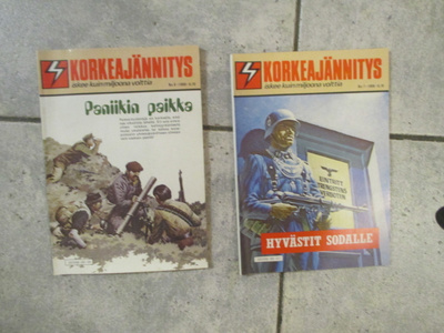 2 erinomaisen kuntoista korkeajännitys lehteä v 1988