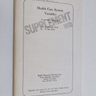Sam Edwards ym. : Health care system variables : an annot... - pikkukuva 1