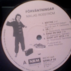 NIKLAS ROSSTRÖM ::: FÖRVÄNTNINGAR  ::: VINYYLI  LP      1987 - pikkukuva 3