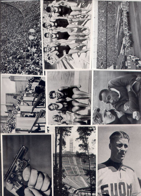 ååku . OLYMPIALAISET 1936 . Berliini . 14 kpl kuvia .