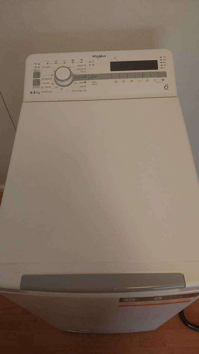 Whirlpool pyykinpesukone 6,5 kg valkoinen