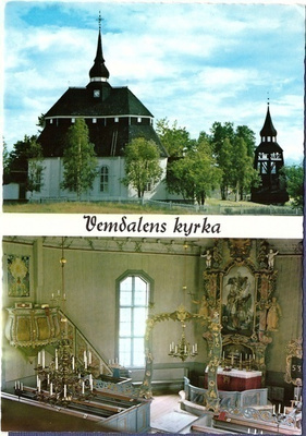 Vemdalens kyrka och klockstapel, Ruotsi