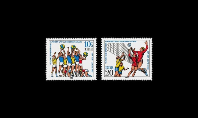 DDR 2814-5 ** Nuorisospartakiadit, urheilu (1983)