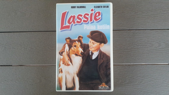 VHS: Lassie Palaa Kotiin (Elizabeth Taylor 1943/1994)