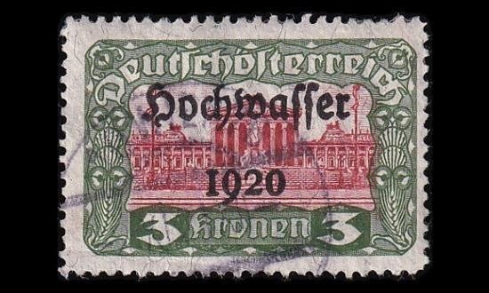Itävalta 354 o Tulva-apu 3 Kr (1921)