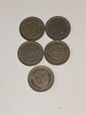 50 penniä 1936 5kpl