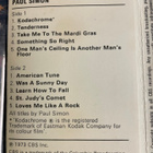 PAUL SIMON - There Goes Rhymin’ Simon c-kasetti (US v. 1973) - pikkukuva 2