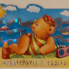 "Kesäterveiset täältä"-KULKEMATON POSTIKORTTI - pikkukuva 1