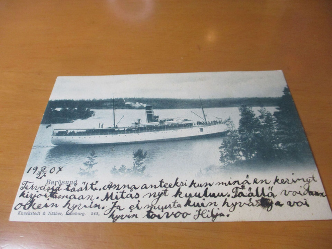 Bärösund - 1904 Uusikylä- Voikkaa mennyt