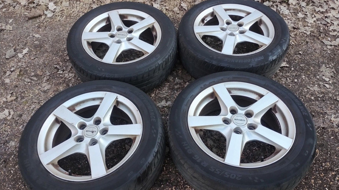 Alumiinivanteet 16", 5x112, 205/55r16