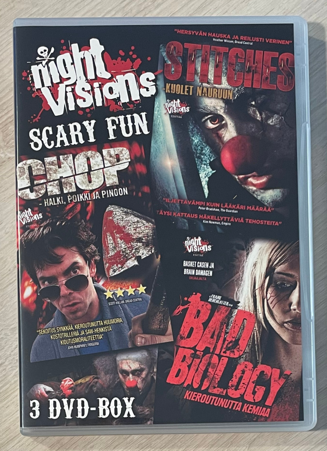 Night Visions: SCARY FUN -kokoelma (3DVD) *UUSI*