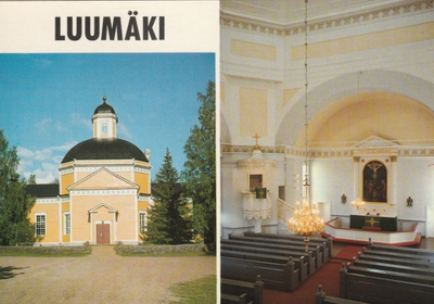 KIRKKOKORTTI - LUUMÄEN KIRKKO - 2